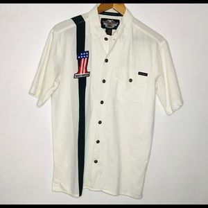 Harley Davidson Mechanic short sleeve button down